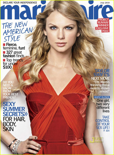 Taylor Swift Covers 'Marie Claire' Jule 2010
