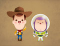 Woody  and Buzz - disney fan art
