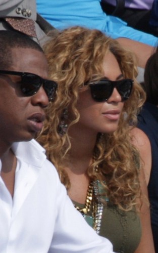  beyonce and jay_z at the French Open (June 6)