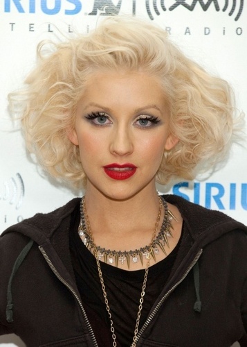  Christina Aguilera visits SIRIUS XM Studio on June 8, 2010 in New York City.