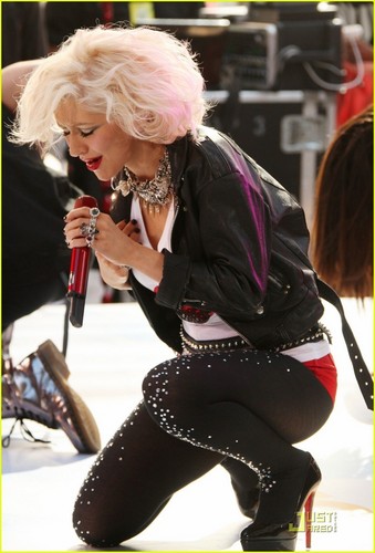 Christina Performing on The Today Show