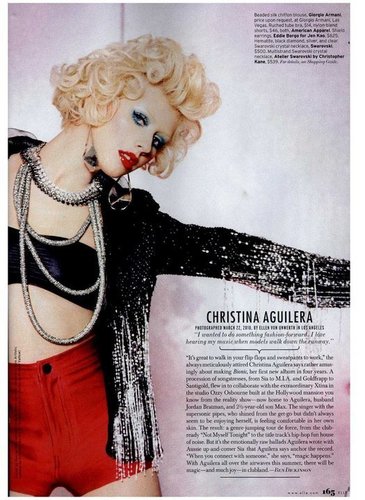  Christina in Elle Magazine