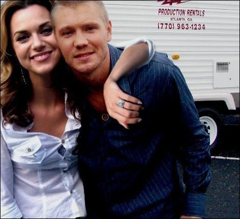 Hilarie and Chad Michael Murray