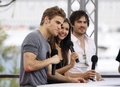 June 8, 2010: Doing an interview outside at the Monte Carlo Television Festival  - the-vampire-diaries-tv-show photo