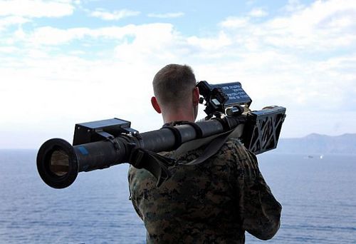 Marine With Stinger Missile