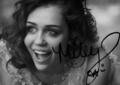Miley Cyrus Autographed pics - hannah-montana photo