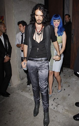  Russell Brand and Katy Perry at the MTV Movie Awards afterparty (June 6)