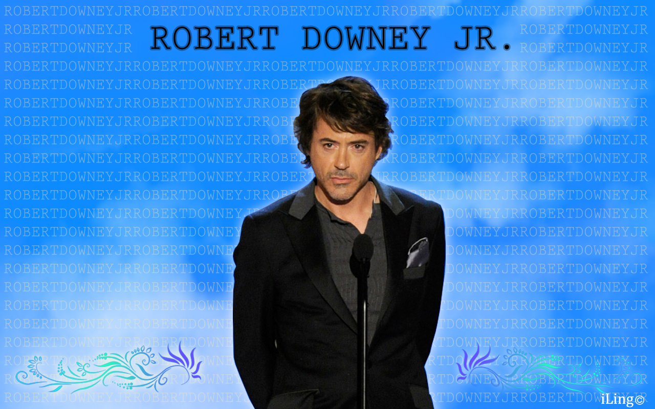 Skyblue RDJ - Robert Downey Jr. 1280x800