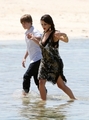 2010 > June > 13 - Justin on a photoshoot with Kim Kardashian - justin-bieber photo