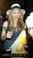 Dianna greeting fans before a concert in NYC 30th May,2010 - glee photo