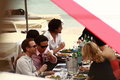 Elizabeth and Ian having lunch in  Monte Carlo - lost photo