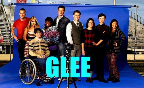  Glee cast kertas dinding