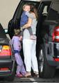 Jen Out With Seraphina After Taking Violet To School! - jennifer-garner photo