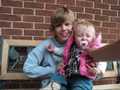 Justin Bieber with his little sister - justin-bieber photo