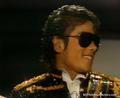 MJ @  Madame Tussauds in 1985 - michael-jackson screencap