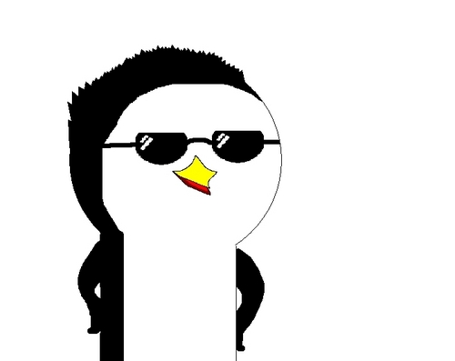  Mike as a пингвин