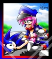 You can't run away for ever, darling... - sonic-and-amy fan art