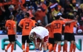 Christian Poulsen (Denmark) lost his hope with Netherlands second goal - fifa-world-cup-south-africa-2010 photo