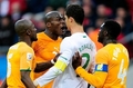 Ivory Coast shouting at Cristiano Ronaldo - fifa-world-cup-south-africa-2010 photo