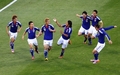 Japan celebrates Keisuke Honda's goal - fifa-world-cup-south-africa-2010 photo