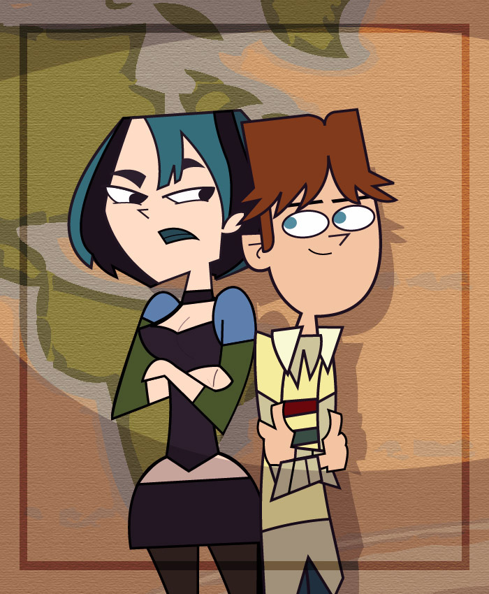 Fan Art of Just Gwen and Cody for fans of Total Drama Island. 