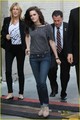 Kristen Stewart and Robert Pattinson heading into the studio to tape a segment for Jimmy Kimmel Live - twilight-series photo