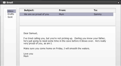 Sammy's Email!