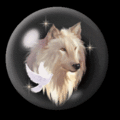 White Wolf Animated - wolves photo