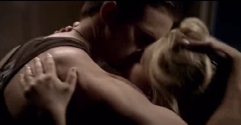 true blood eric and sookie kiss. eric and sookie kiss