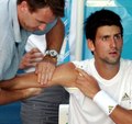 novotny and djokovic - tennis photo