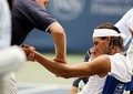 rafael nadal and michal novotny - tennis photo