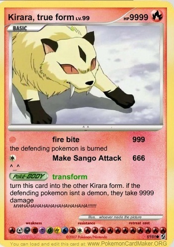  true form Kirara pokemon card