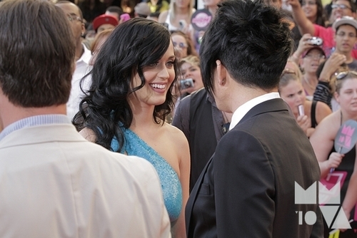 Adam with Katy perry @much music awards 2010
