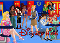 Disney School girls - disney fan art
