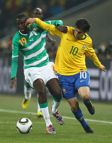  Kaká - Brazil (3) vs. Ivory Coast (1)