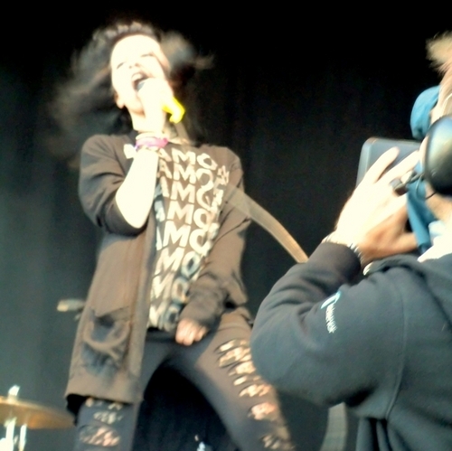  Paramore: Pier Pressure, Gothenburg, Sweden (performing Misery Business with a fan)
