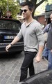Taylor Lautner: Go-Karting Fun in Germany  - twilight-series photo