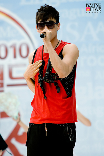 The Handsome Man "Hyuk" at World Cup Concert ^^