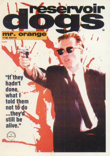Postcard - Reservoir Dogs - Mr. Orange