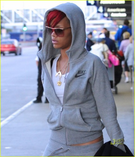 Rihanna: Rocking Chartreuse Sneakers!