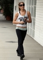 Ashley heading to the gym in LA - twilight-series photo