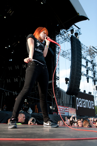 Paramore supporting Green Day at Marlay Park, Dublin, Ireland