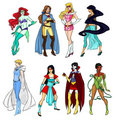 Princesses as Superheros - disney-princess fan art