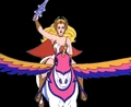 She-ra riding Swiftwind - she-ra-princess-of-power photo