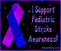 i support pediatric stroke awarenss - awareness-ribbons photo
