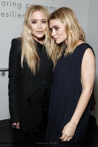 Mary-Kate & Ashley at the NYC 12th Annual Art Auction - After Party