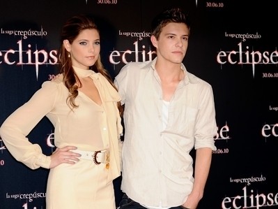  Ashley and Xavier promoting Eclipse in Madrid