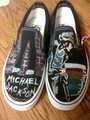 Mj on shoes - michael-jackson fan art