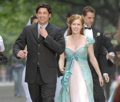 Patrick Dempsey as Robert with Amy as Giselle