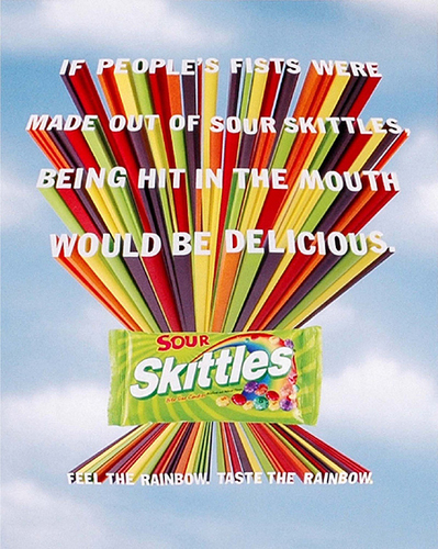  acide, sure Skittles